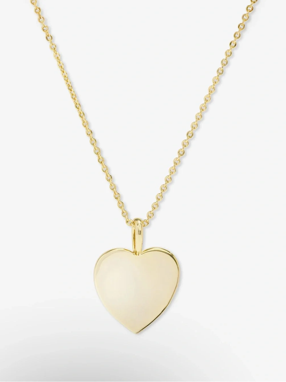 Melinda Maria Gold Heart Initial “S” Pendant Necklace